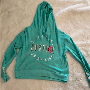 Justice hoodie size 12